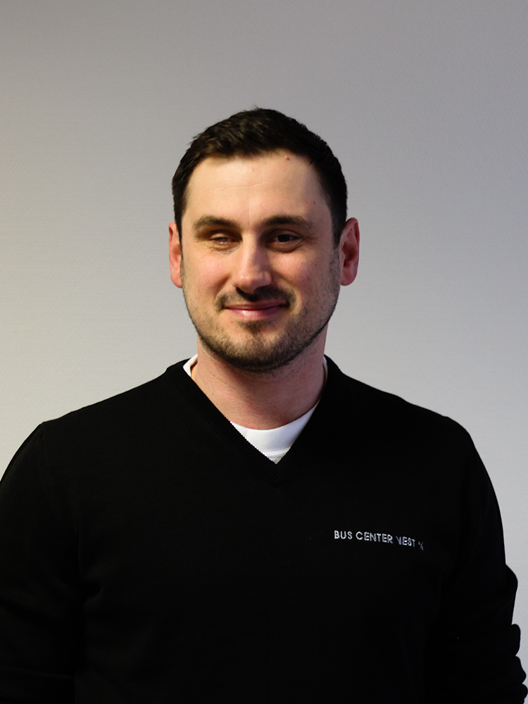 Amir Ramic, Reservedelschef hos Bus Center Vest